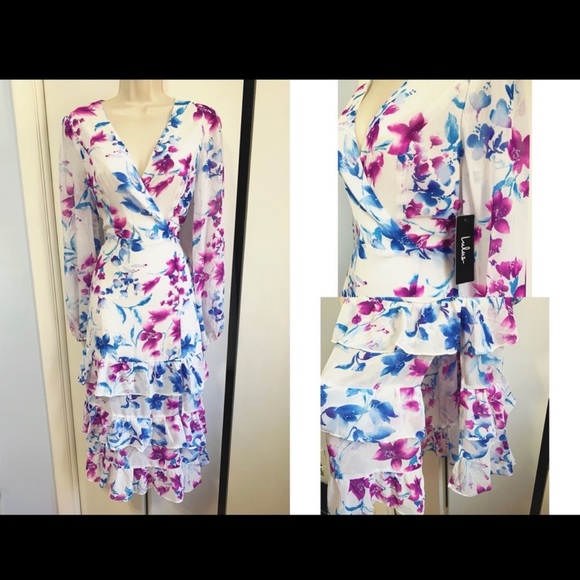 Floral Print Midi Dress - Picture 5 of 5
